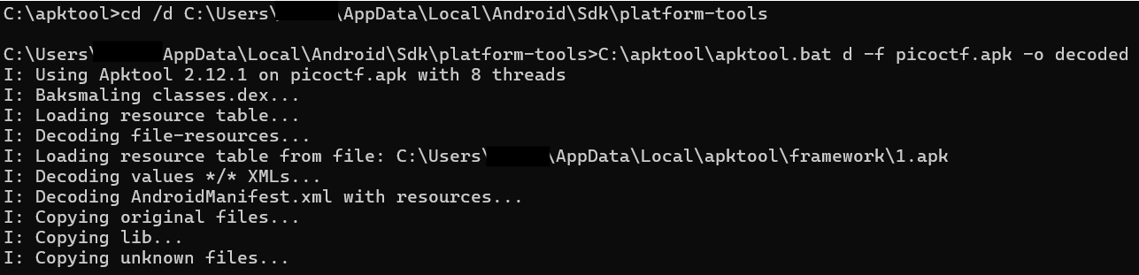 apktool Decode Output
